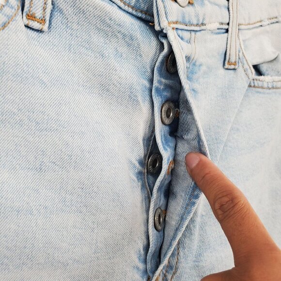 Comune Memphis Revival Jeans Distressed High Rise Button Fly Womens 27 NWOT - Picture 5 of 15